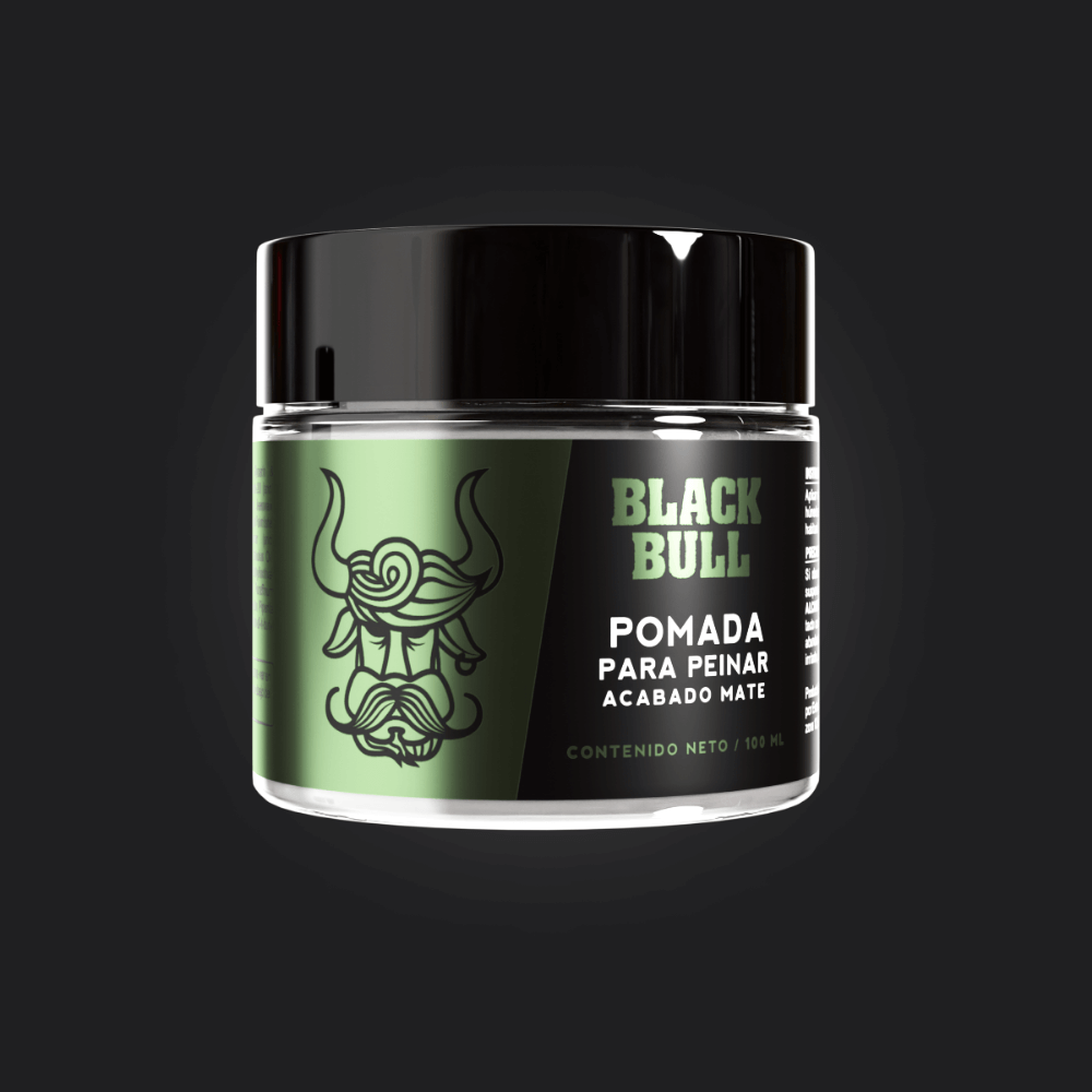 Pomada mate para peinar 100g Black Bull