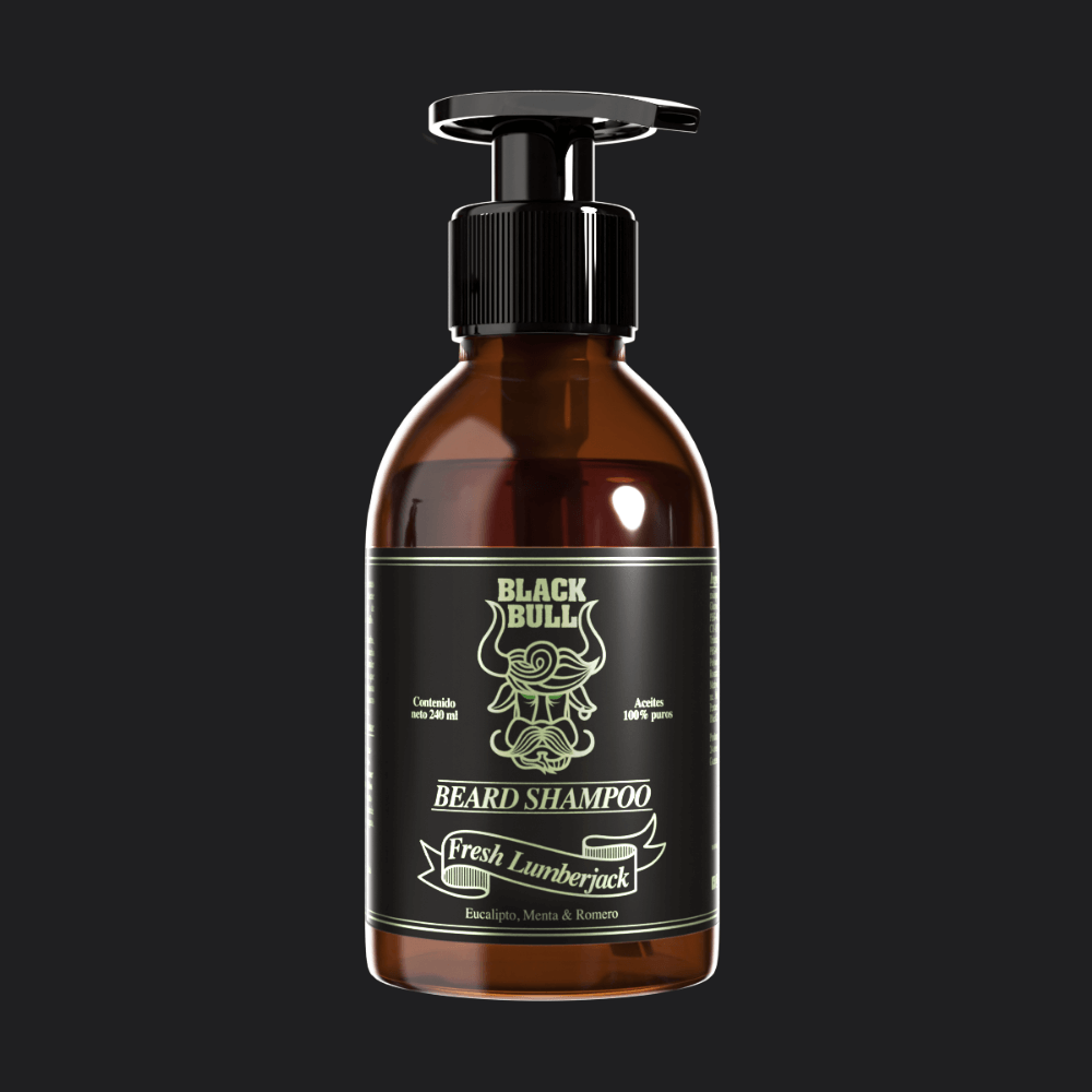 Shampoo para Barba Fresh Lumberjack 240ml Black Bull