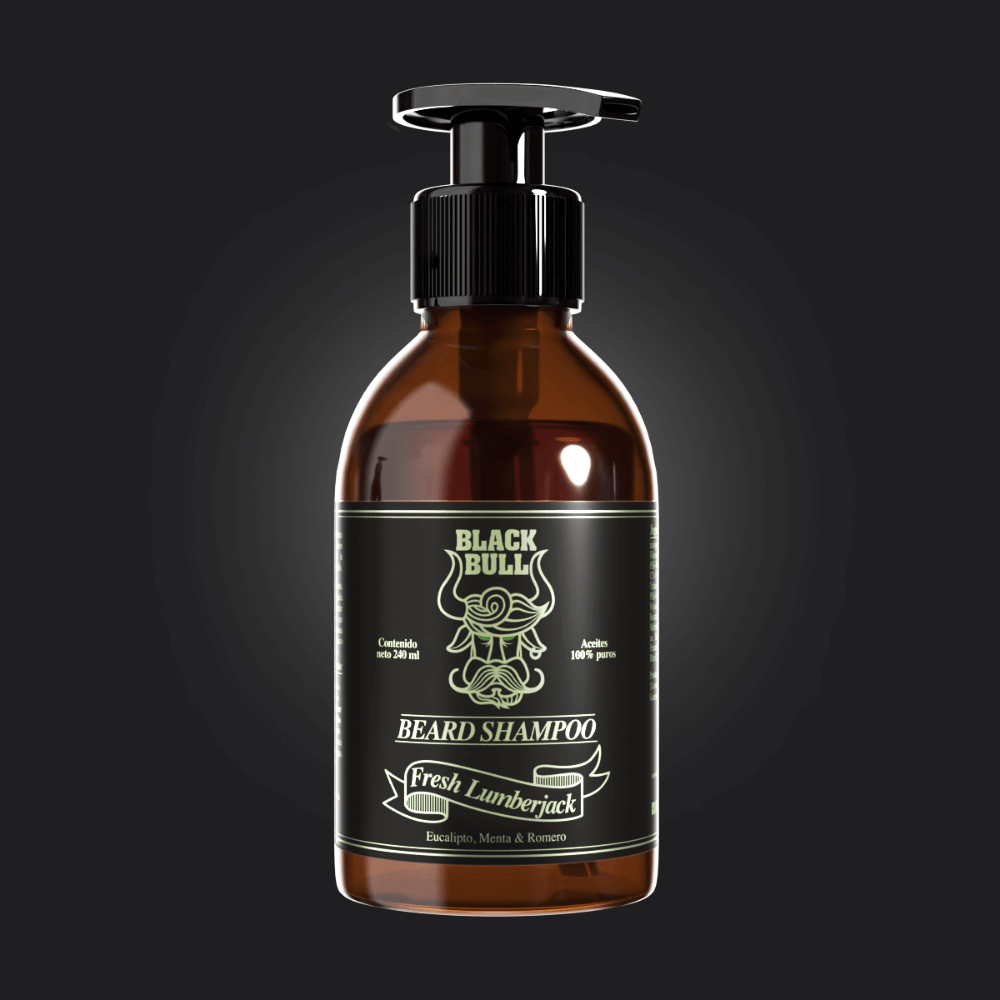Shampoo para Barba Fresh Lumberjack 240ml Black Bull