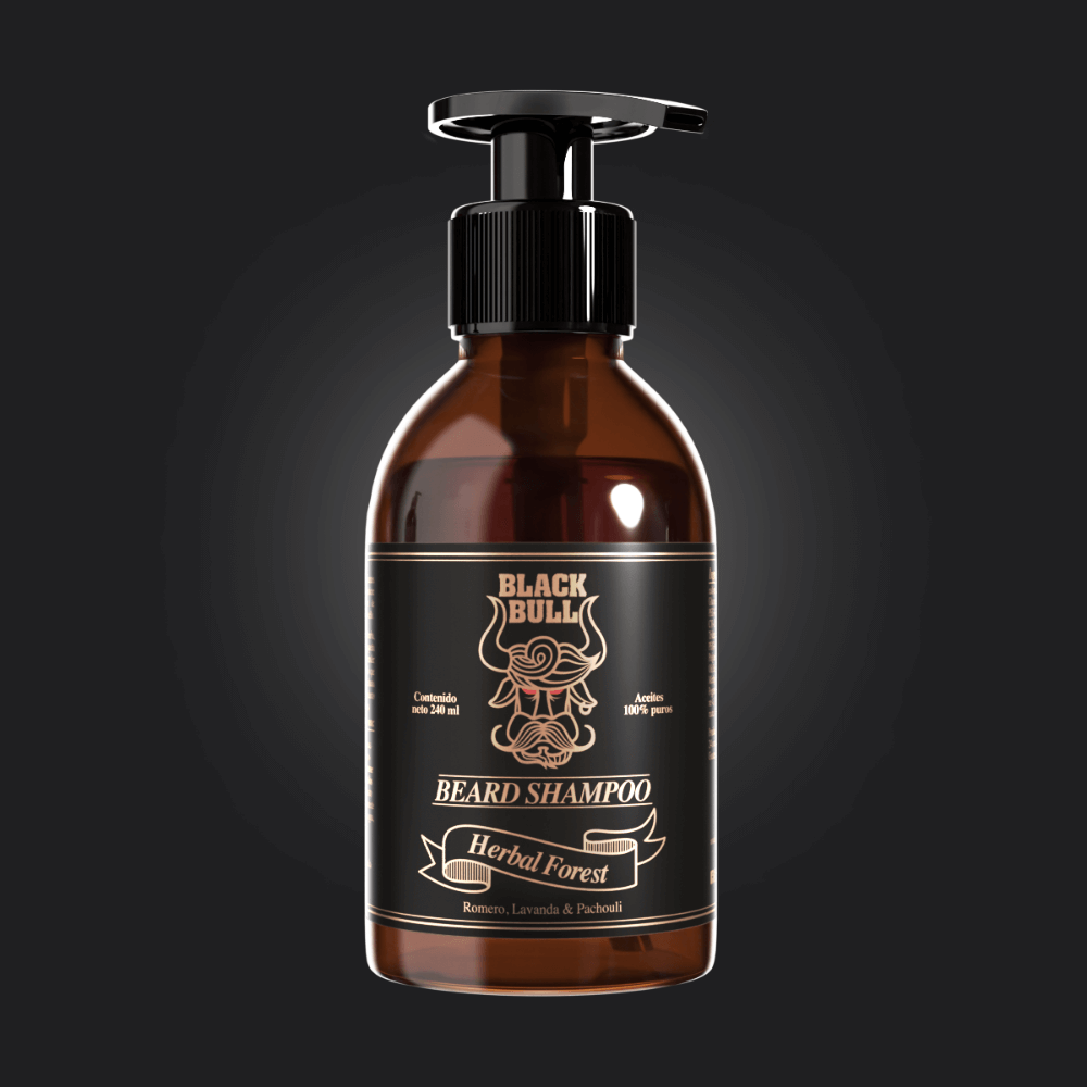 Shampoo para Barba Herbal Forest 240ml Black Bull