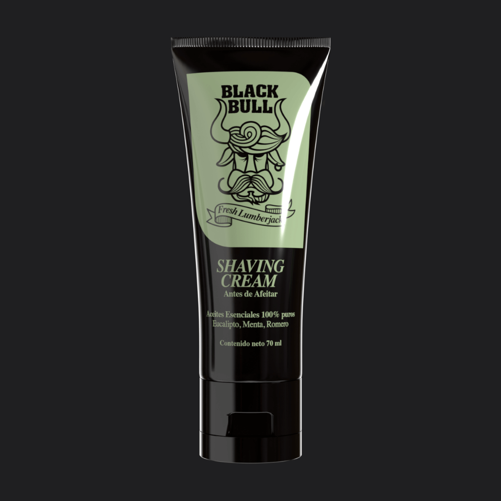Shaving Cream 70ml Black Bull