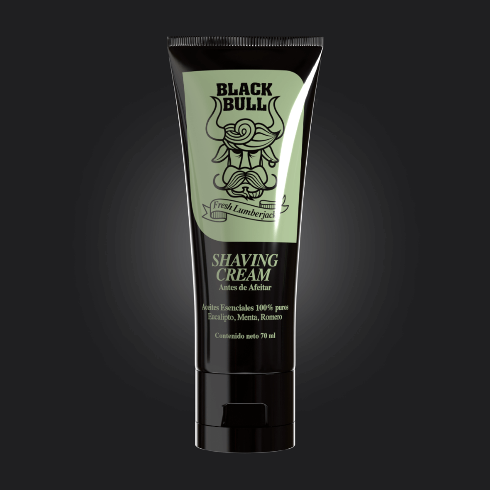 Shaving Cream 70ml Black Bull